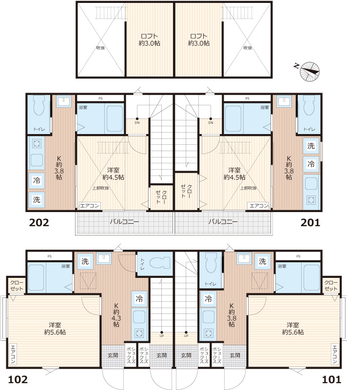 さくらコーポの間取り