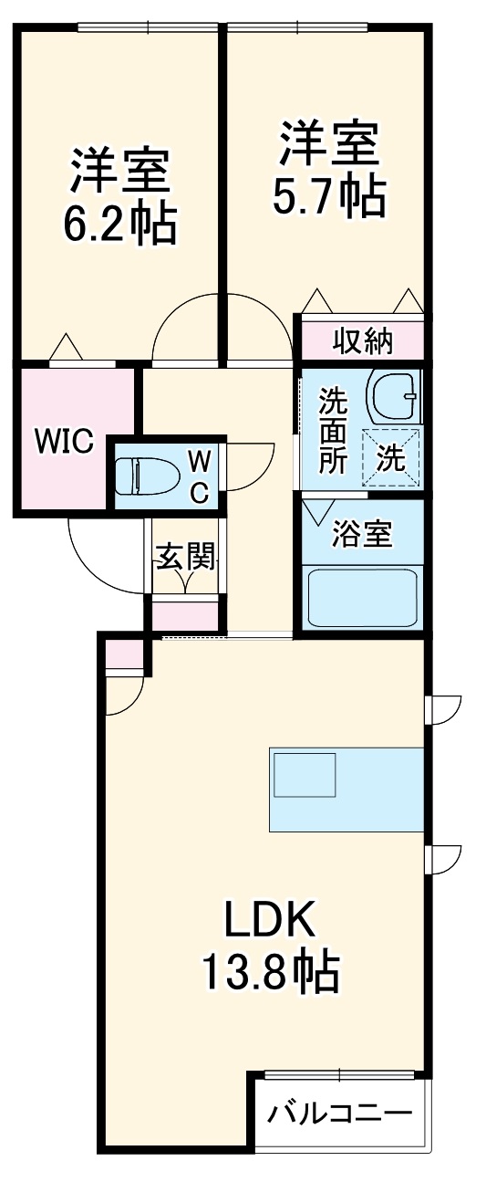 アルビレオの間取り
