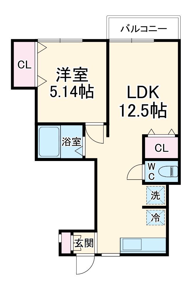 ハイム一本松の間取り