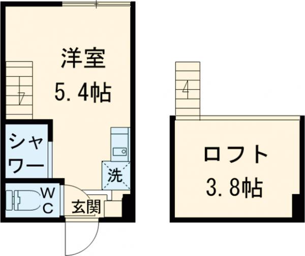 ハーモニーテラス豊玉中の間取り