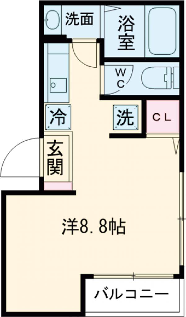 フローレンス羽根木の間取り