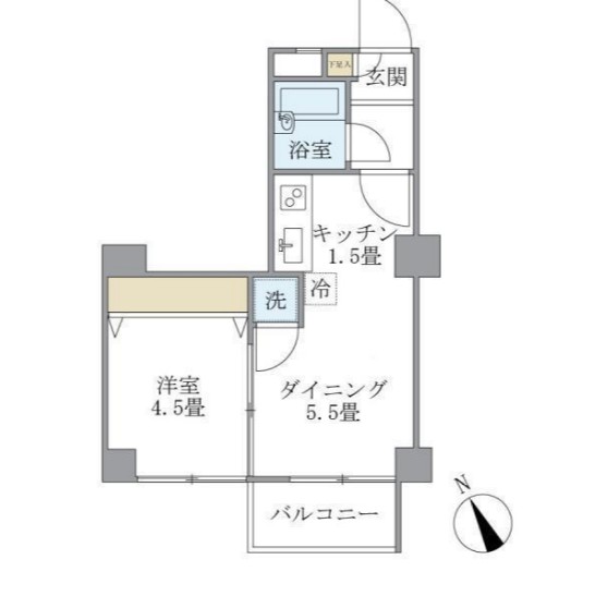 NAKAMEGURO ARKⅡの間取り