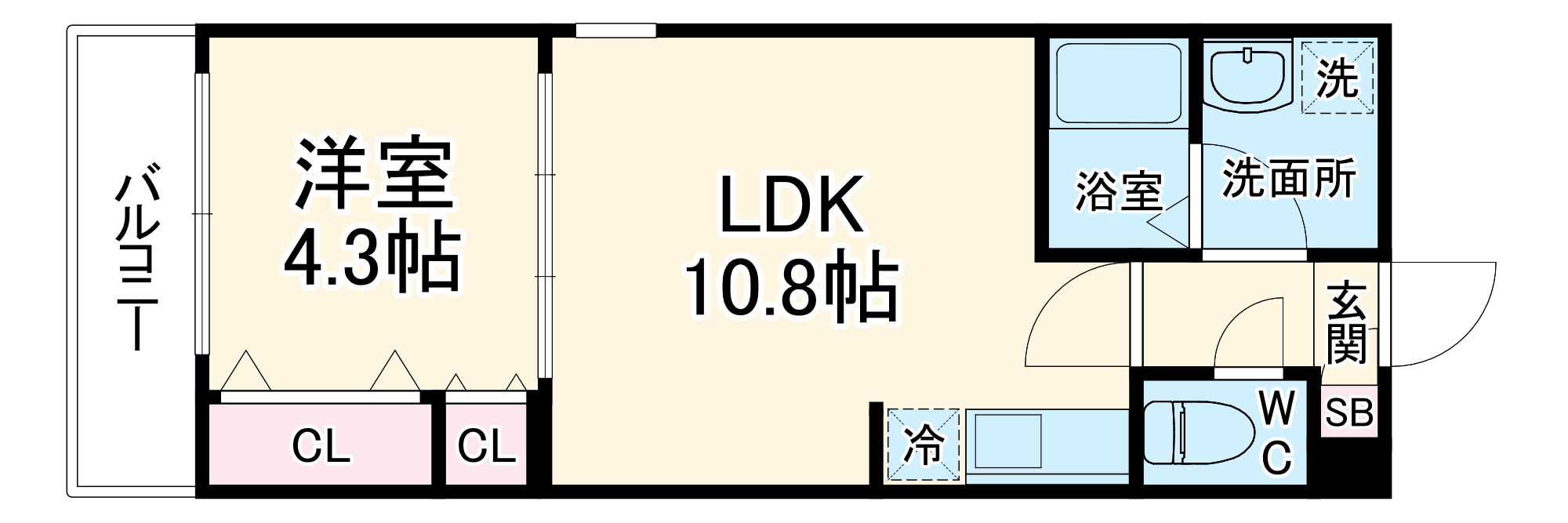 (仮称)ジーメゾン狭山東三ツ?トレリーヴの間取り