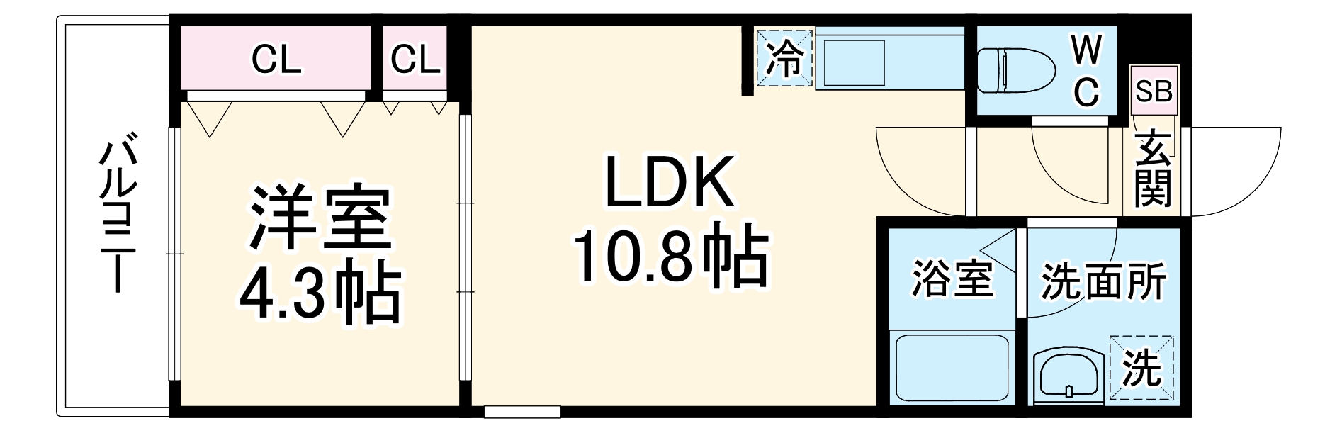 (仮称)ジーメゾン狭山東三ツ?トレリーヴの間取り