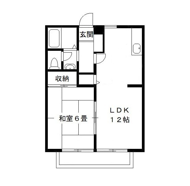 サンガーデン藤原 A棟の間取り
