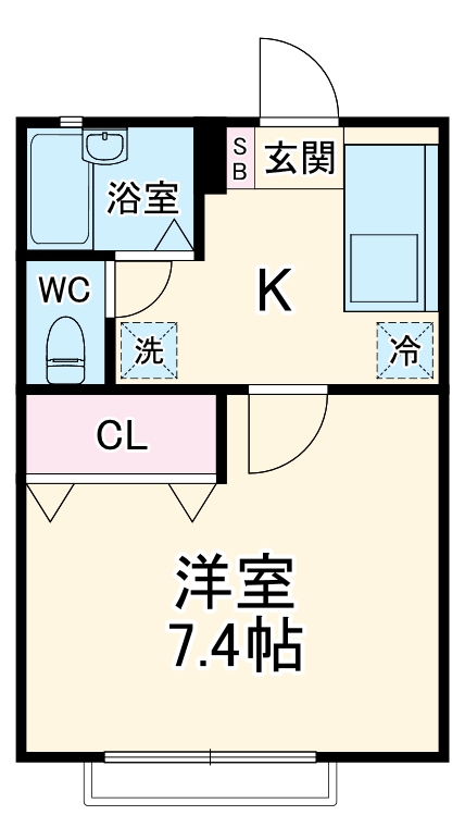 バーディーハイツの間取り