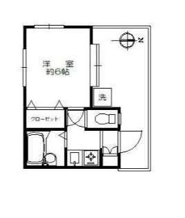シャトル千駄ヶ谷の間取り