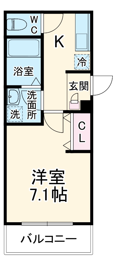 ジーメゾン八千代アマナの間取り