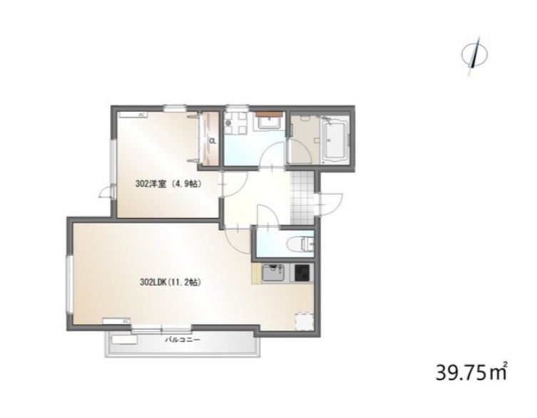 COAST TERRACE 中海岸の間取り