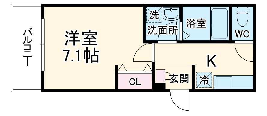 ジーメゾン八千代アマナの間取り