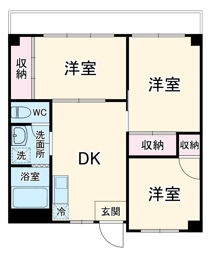 丸山台ハイツの間取り