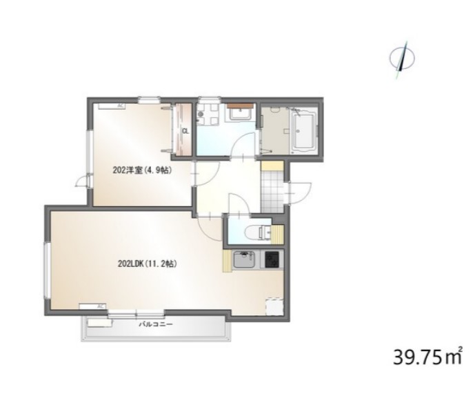 COAST TERRACE 中海岸の間取り