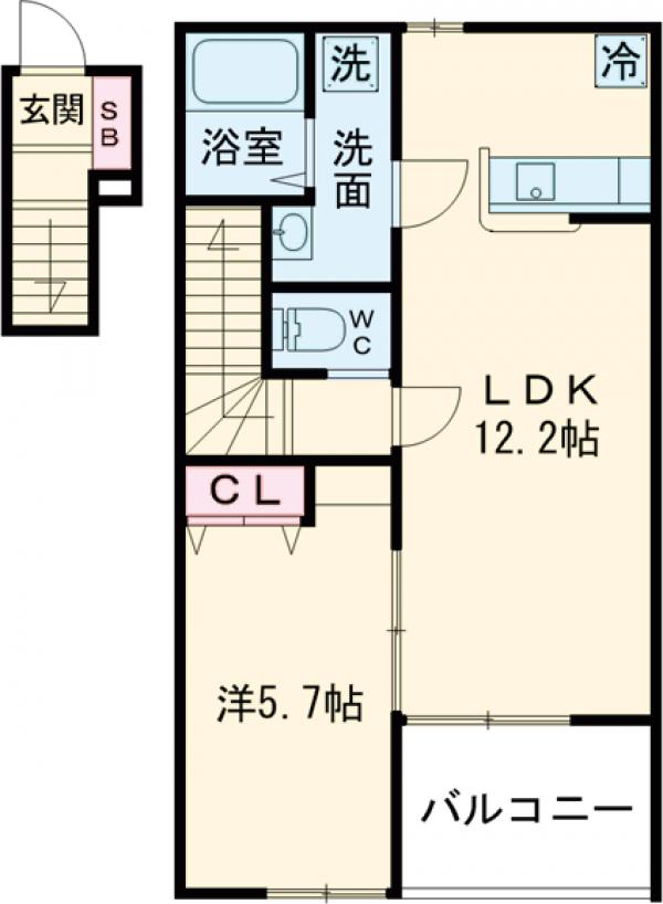 EXCELLENT COURTの間取り