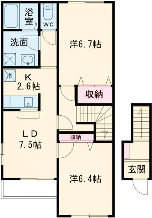桜木ハイムの間取り