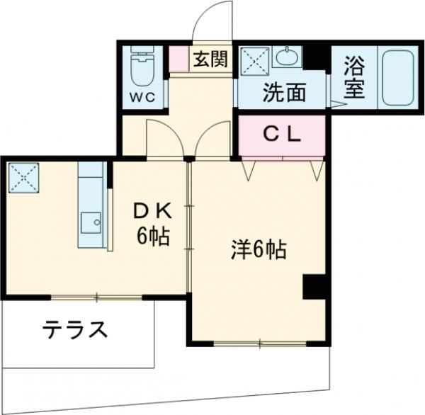 東瑞江の完工年月(2002年4月)築の賃貸マンションの間取り