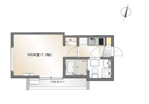 COAST TERRACE 中海岸の間取り