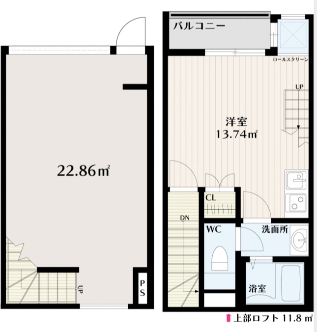 SKガレジオ野毛平の間取り