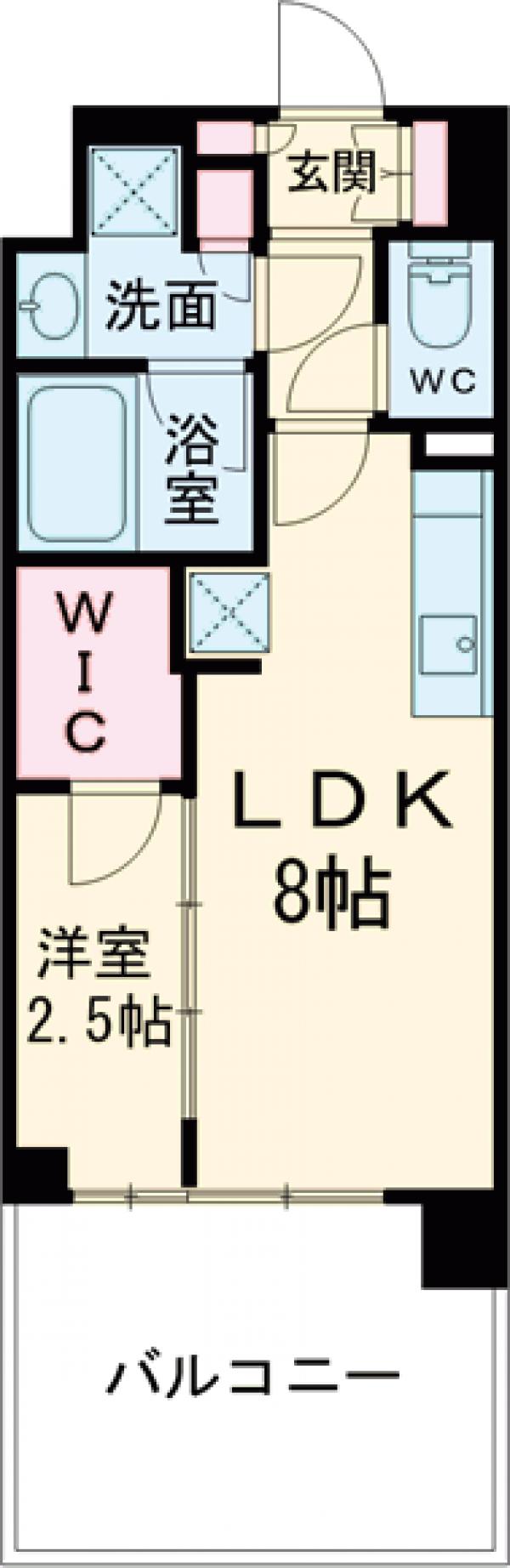 クレストコート東陽町の間取り