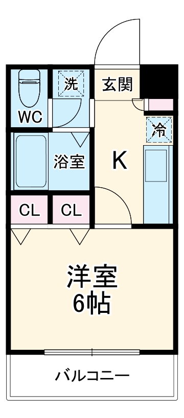 グローリィ湘南の間取り