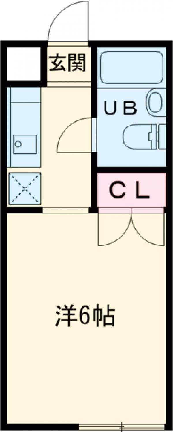AQUAアパート堀之内の間取り