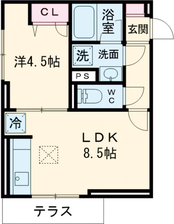 セレスティア羽沢A棟の間取り