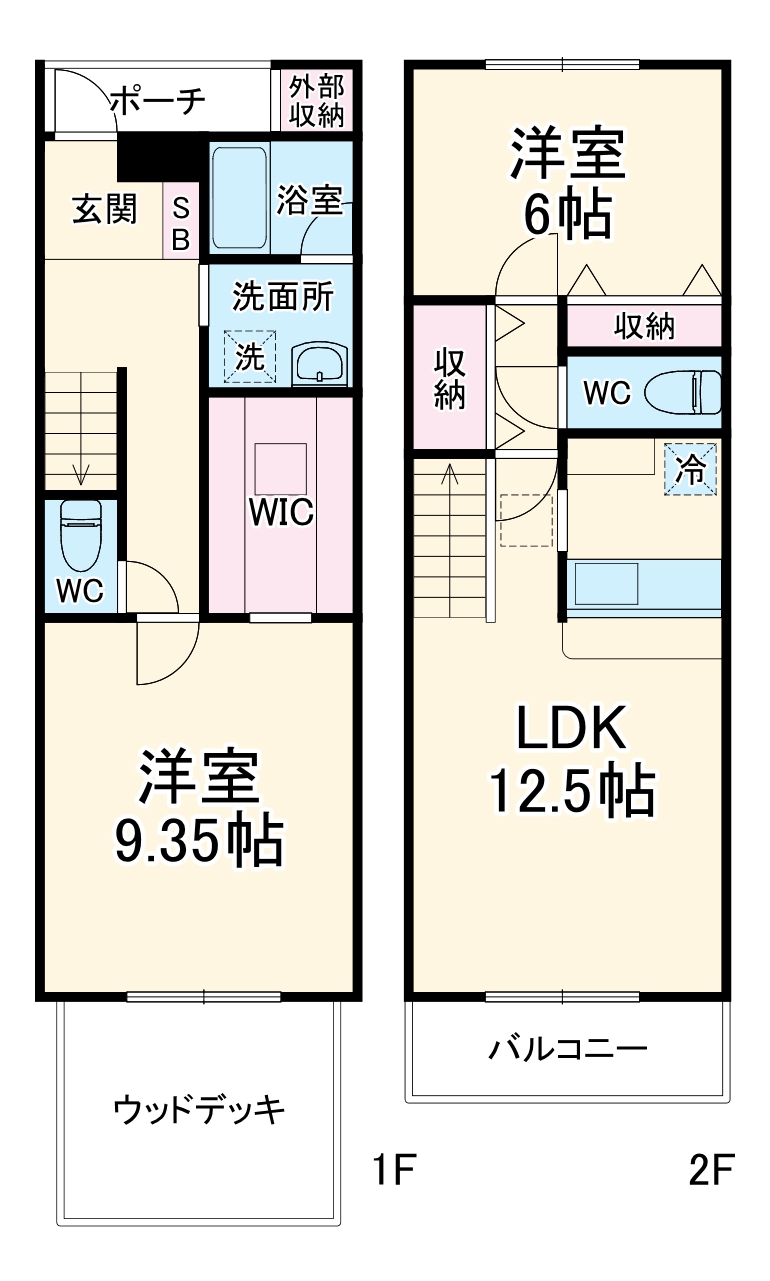 ヴェルドミール・ドルチェの間取り