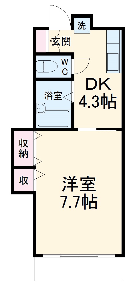 第3クリーンハイツの間取り
