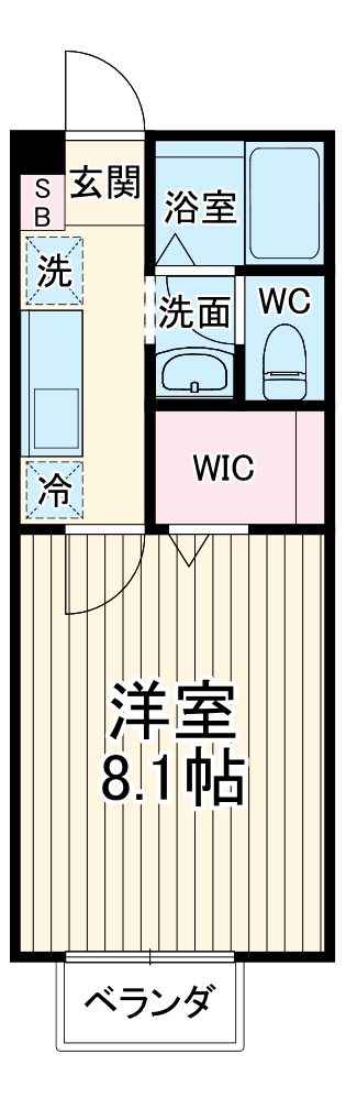 クレードルY・Aの間取り