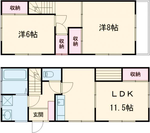モリハウス戸建ての間取り