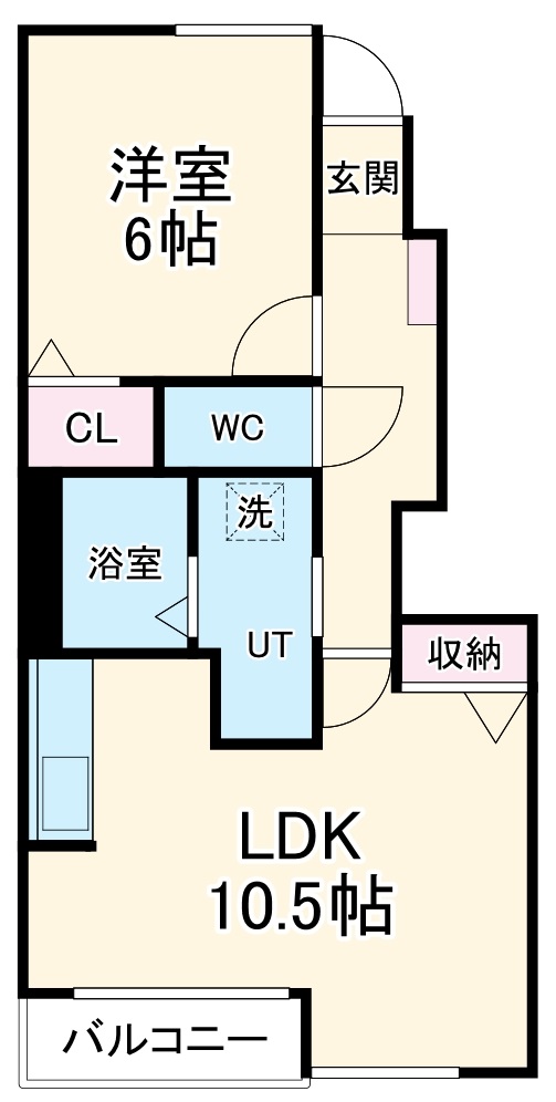 エスポワールⅠの間取り
