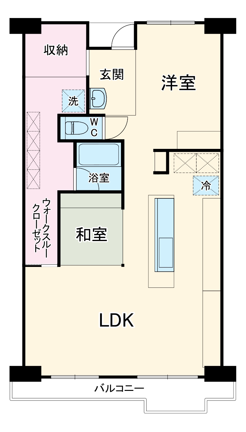 ルミエール厚木の間取り