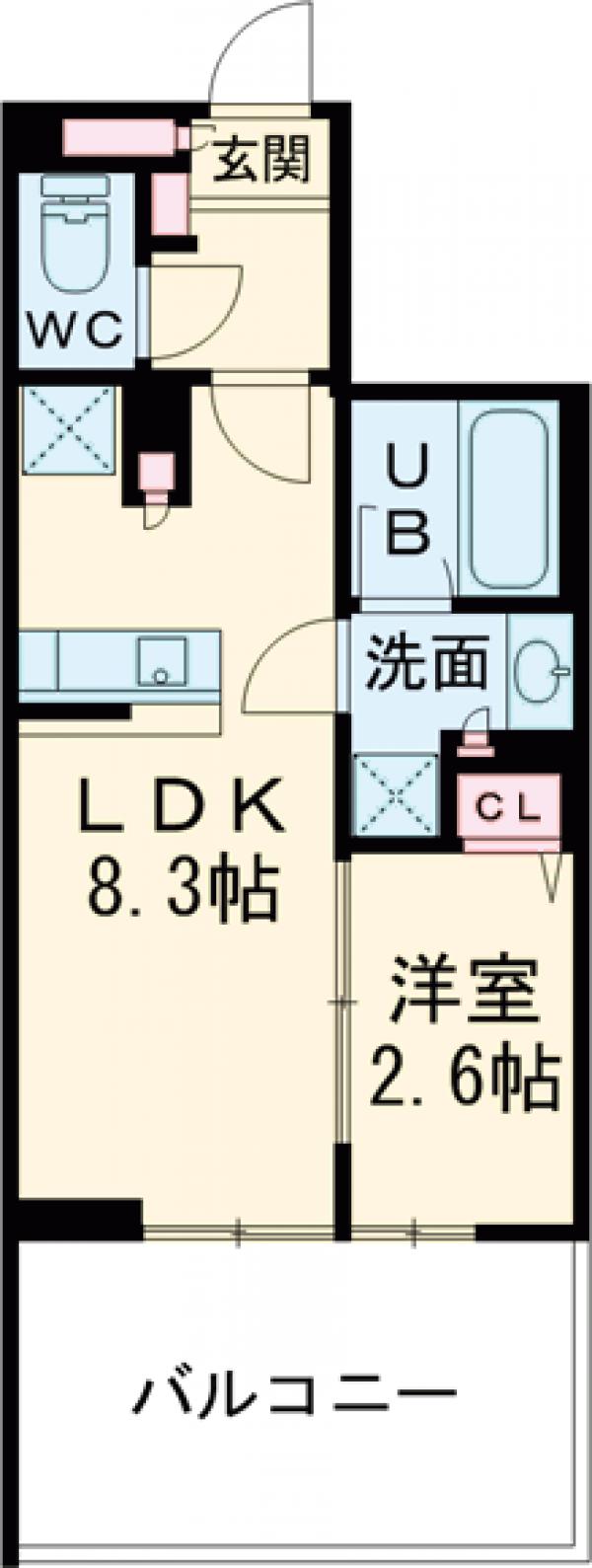 クレストコート東陽町の間取り