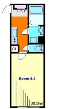 Fille Flats 西所沢の間取り