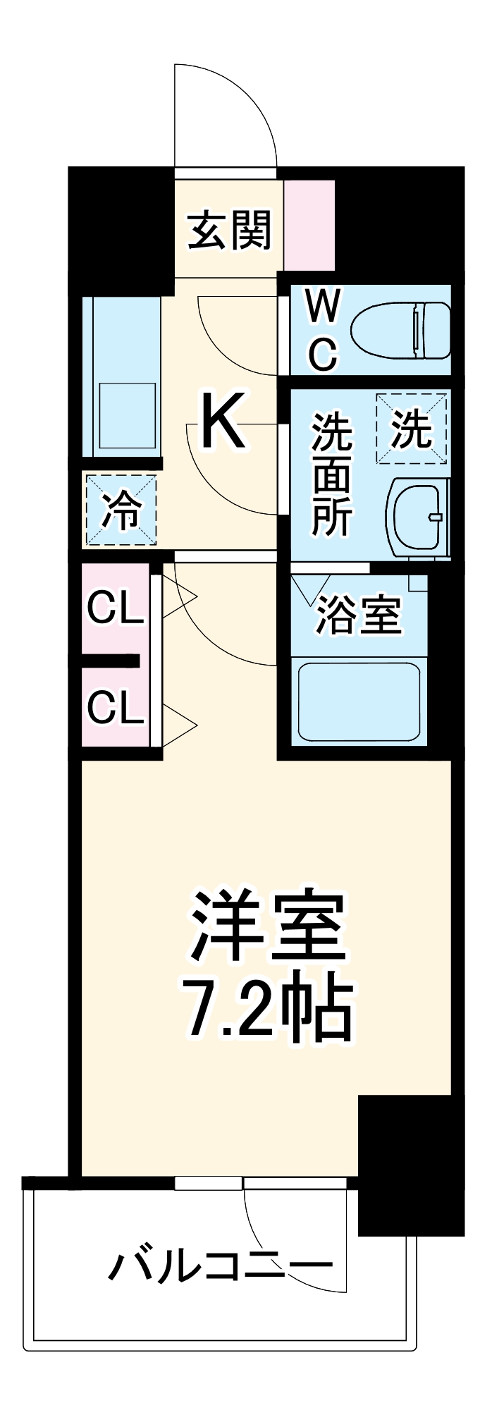 S-RESIDENCE名古屋菊井alineの間取り