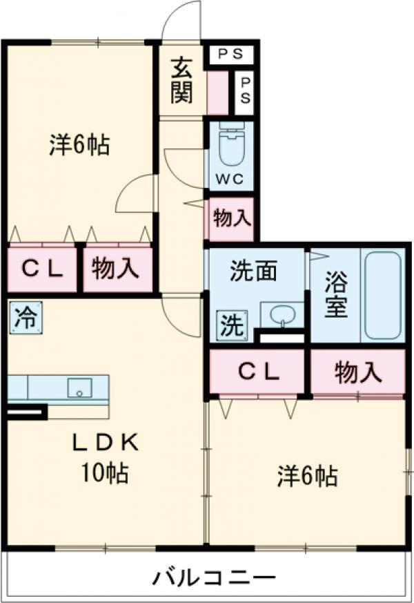 コンフォール瑞江Ⅶの間取り