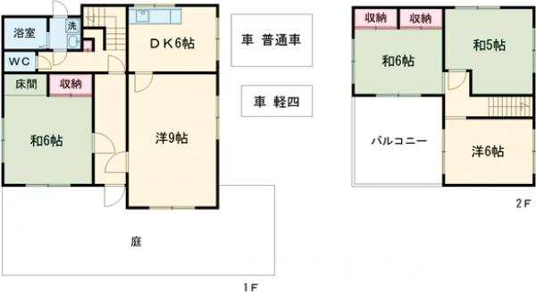 赤坂台1丁戸建ての間取り
