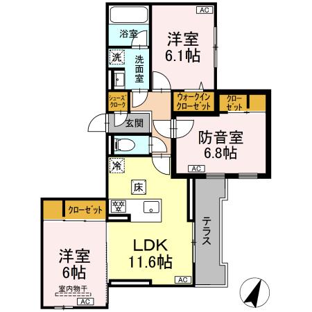 プリドの間取り