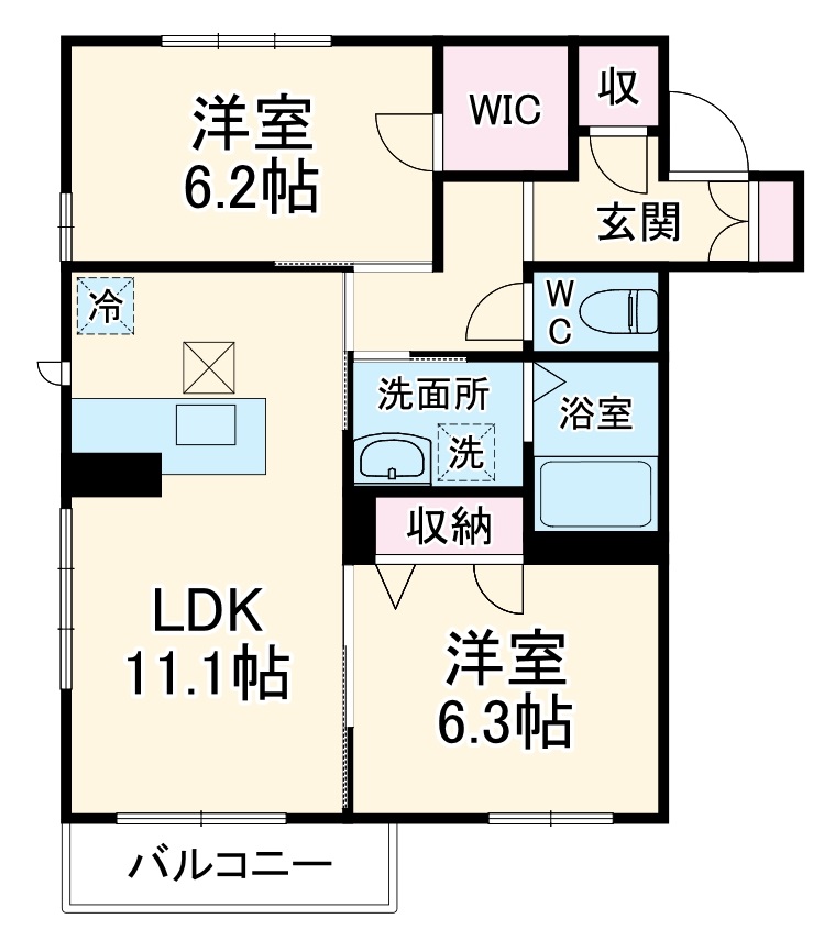 パラドールの間取り