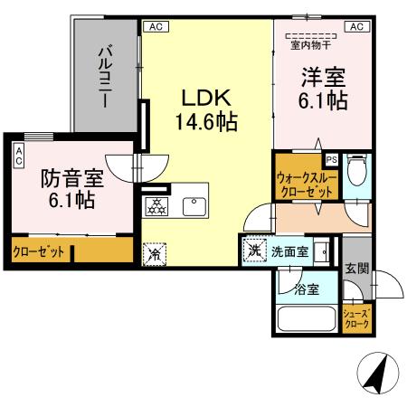 プリドの間取り