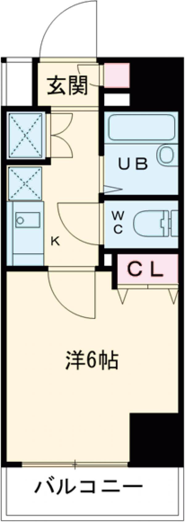 パークウェル大井町弐番館の間取り