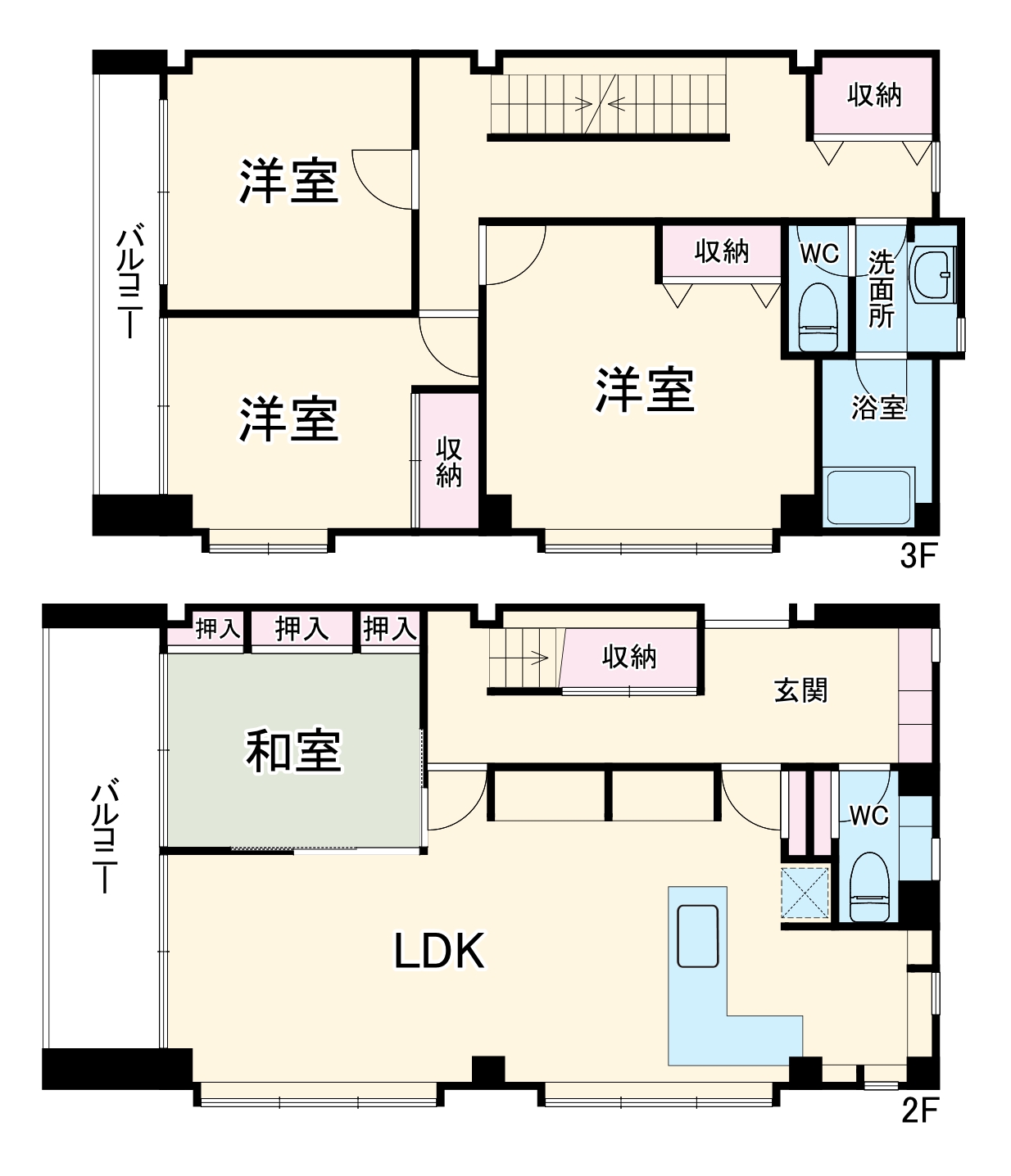 渡辺ビルの間取り