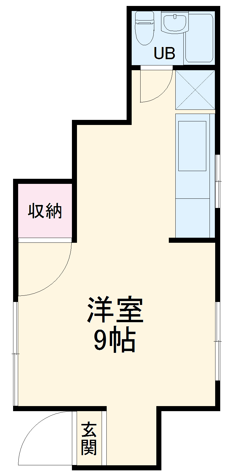 野口コーポの間取り