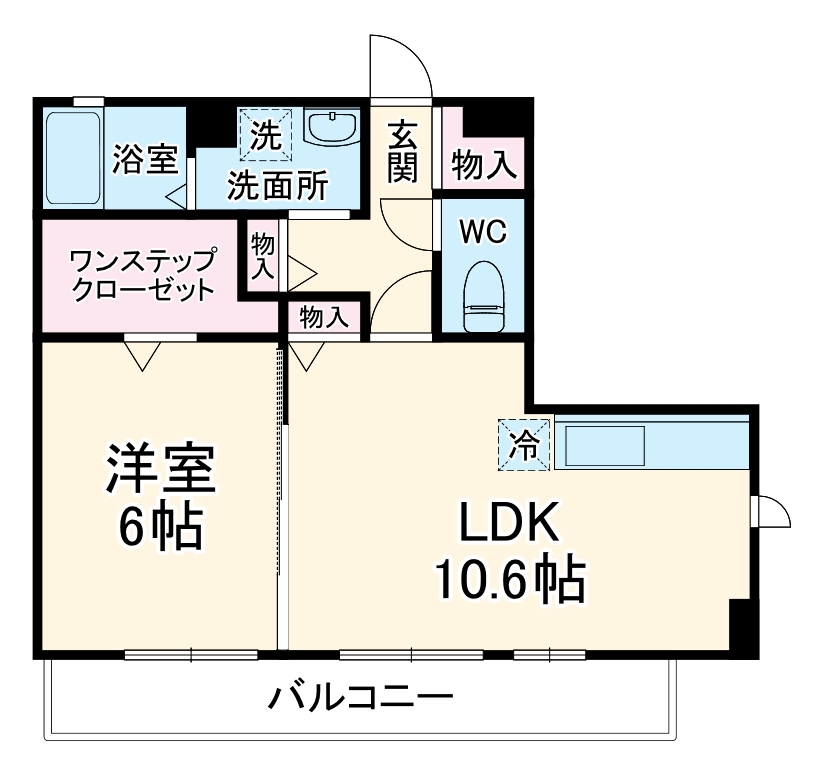 ソレイユ海戸の間取り