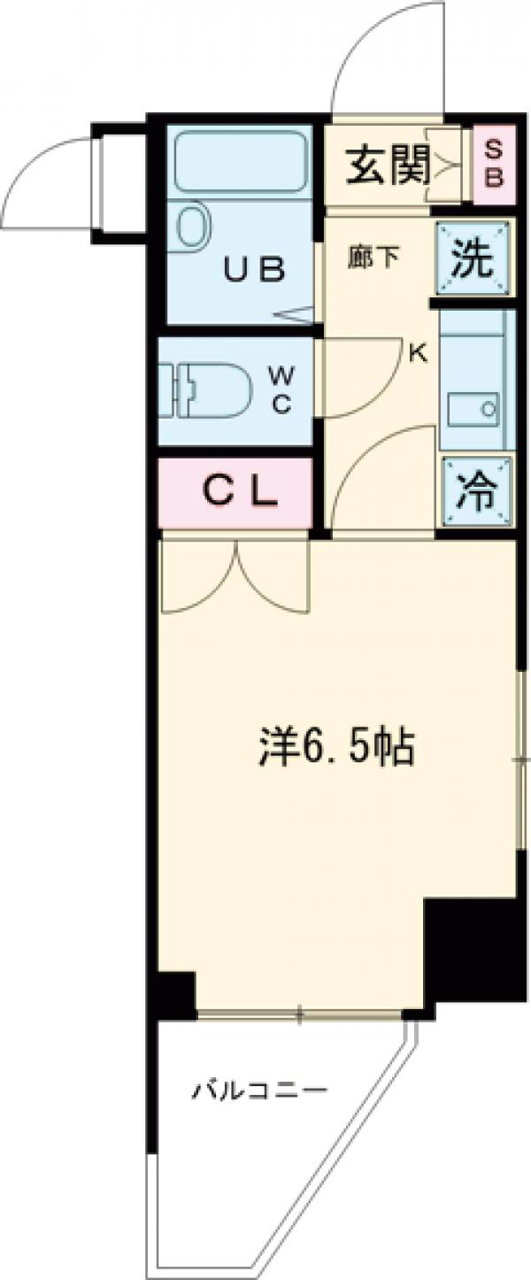 メインステージ飯田橋の間取り
