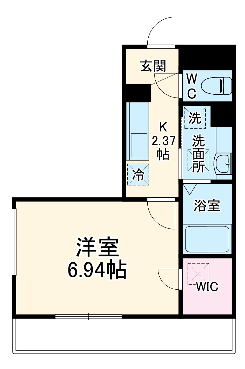 マレアガーデン新横浜F棟の間取り