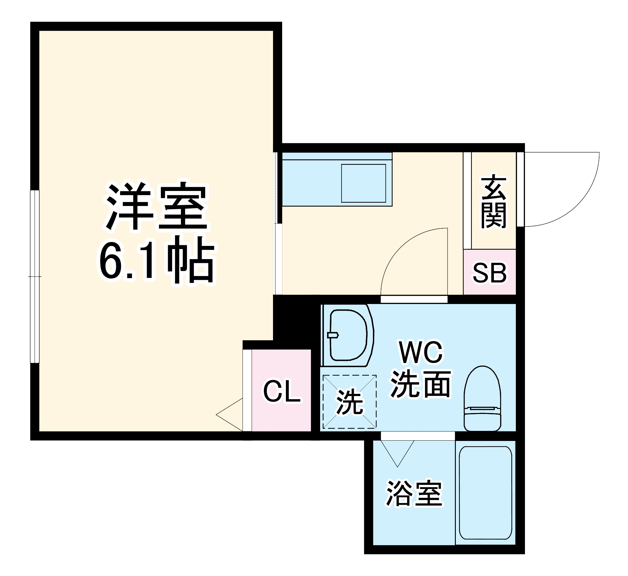 Ambition大谷の間取り