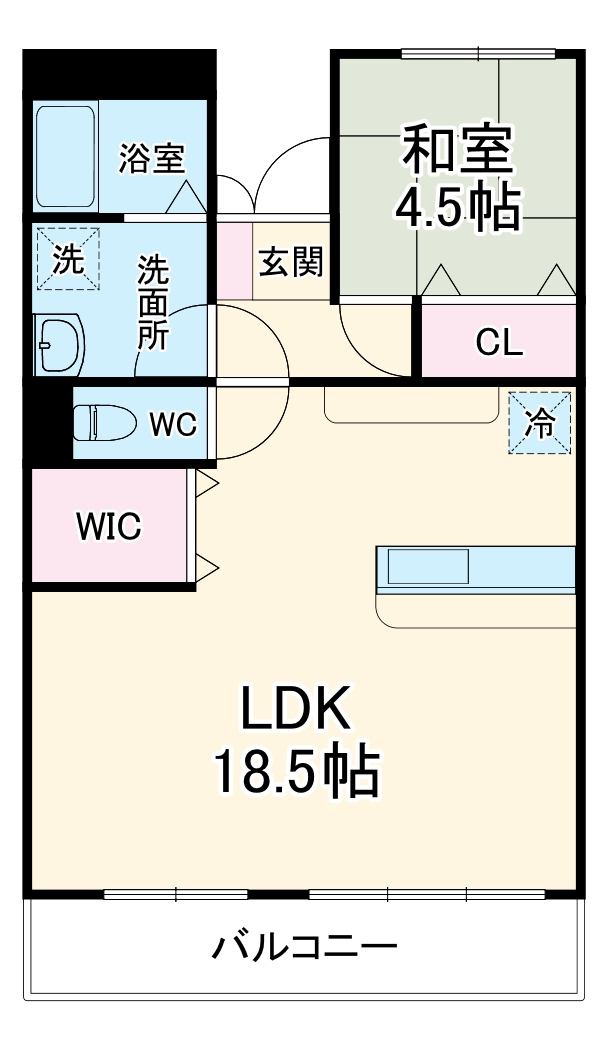 ユニーブルマンション飛騨の間取り