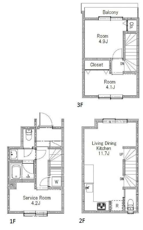 東駒形の完工年月(2025年1月)築の賃貸アパートの間取り