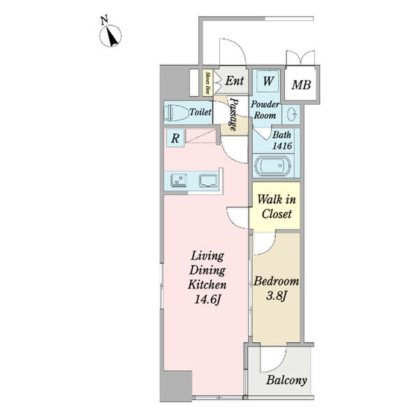 グリュック平和の間取り