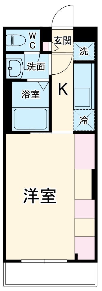 リブリ・リヴェール岩瀬の間取り